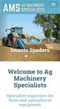 Mobile Screenshot of agmachineryspecialists.com.au